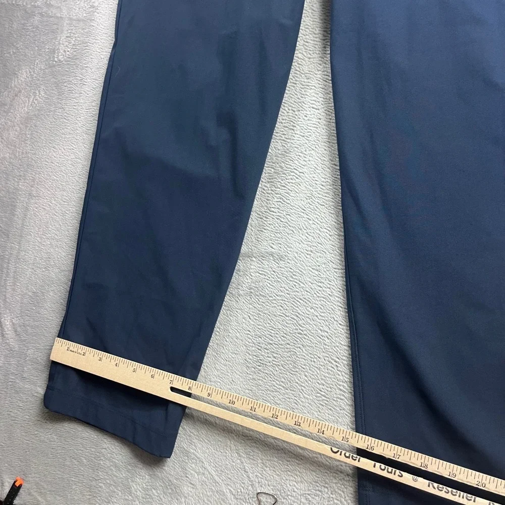 Lululemon Commission Golf Pants Mens 36 Navy Blue Stretch Chino LM5AXUS